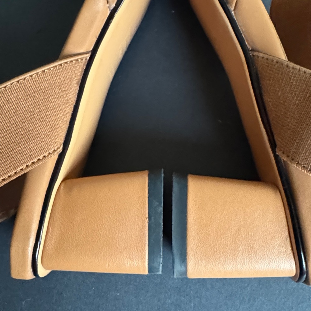 RolisaStyle Lanna Cross Strap Leather Pumps - Picture 6 of 11